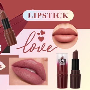 Rouge à lèvres mat Karité 3,5g – Maquillage cosmétique en gros – Texture crémeuse veloutée longue tenue – Vente en gros - Product Image 6