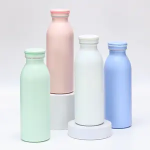 T 309 Thermos cup Macaron color metal cute student stainless steel water cup baby bottle