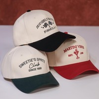 Gorra de Béisbol Unisex de Alta Calidad, Personalizada con Bordado 2D y 3D, en Tela de Algodón Beige y Negro, Estructurada, para Bodas y Cumpleaños