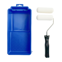 Master Epoxy DIY Paint Tools Juego de mini bandeja de rodillo de pintura de 4 pulgadas para bañera y reparación de esquinas de pared