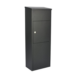 Parcel Drop Box Large Locking Mailbox Secure Package Delivery Steel Locker