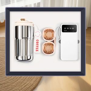 Customizable Enterprise <b>Gift</b> <b>Set</b> Coffee Cup Mobile Power Bank Promotion Business <b>Gift</b> <b>Set</b> - Product Image 1