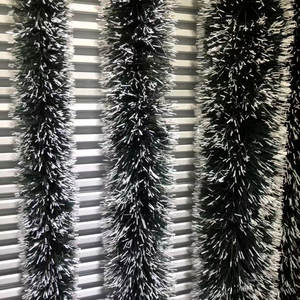 Guirnalda verde artificial decorativa para árbol de <span class=keywords><strong>Navidad</strong></span>, guirnalda de oropel navideño para decoración navideña - Product Image 5