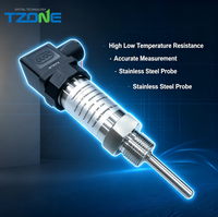 Transmitter Sensor Suhu PT100 RTD RS485 Probe Baja Tahan Karat Presisi Tinggi