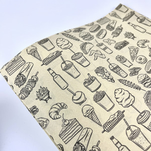 Rollo de papel encerado de delicatessen en forma de cono recubierto de sándwich de fabricante personalizado para el envasado de alimentos para sándwiches - Product Image 3