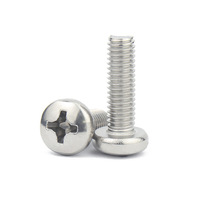 Ensemble de 320 vis à tête fraisée cruciforme M3 en acier inoxydable 304, vis à tête ronde en boîte