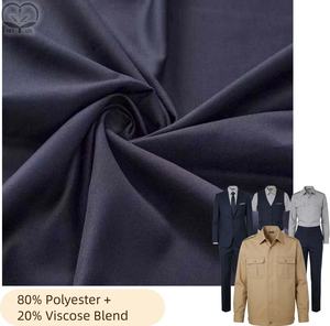 Tissu sergé sophistiqué 80 % polyester 20 % viscose pour chinos modernes et jupes de carrière élégantes - Product Image 1