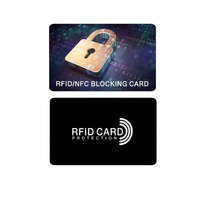 Carte anti-RFID en gros, carte anti-vol, carte anti-NFC, bloqueur de signal pour la protection des cartes de crédit