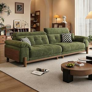 <b>Sofa</b> <b>Wooden</b> <b>Frame</b> Three Seat Couch Tufted Living Room <b>Sofa</b> for Apartment Hotel - Product Image 5