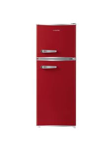 Réfrigérateur compact rétro en acier inoxydable MDFR120-RE, double porte, sans givre, électrique, économe en énergie, 116L, pour usage hôtelier, neuf - Product Image 5