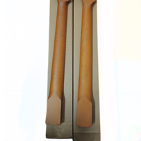 22 Frets 6 String Roasted Maple ST Electric Guitar Neck with Tiger Maple Guitar Neck DIY Replacement Guitar Parts