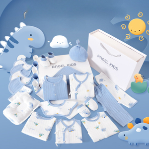 <span class=keywords><strong>Set</strong></span> di <span class=keywords><strong>Vestiti</strong></span> per Neonati 100% Cotone Biologico 0-3 Mesi Tuta per Infante Abbigliamento Invernale per Bambino e Bambina Pagliaccetti Corredino Regalo Baby Shower - Product Image 3