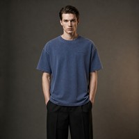 T-shirt Oversize Vierge Premium 235g de Marque de Luxe Alternative, Service Personnalisé OEM/ODM, 100% Coton Filé Anneauté, Coupe Minimaliste Moderne