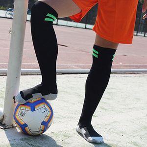 Sport Hosiery Men <b>Knee</b> <b>High</b> Athletic Socks Football Soccer Socks Men's Nylon Sports Socks - Product Image 2