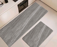 Tapis en mousse PVC antidérapants et imperméables, vente en gros, texture florale double face, épaisseur 5-12 mm, avec support en caoutchouc antidérapant, pour cuisine