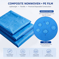 Ensemble de literie jetable à usage unique, housse de couette non tissée, taie d'oreiller, drap imperméable, fournitures pour hôpitaux et hôtels