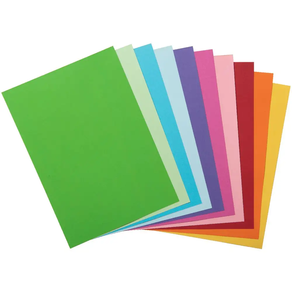 Impression FSC papier couleur format A4 cahier d'activités personnalisé pour enfants papier coloré double face papier de couleur pour la rentrée scolaire