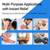 Wrap Ice Therapy avec sangle élastique pour blessures Wrap de glace en gel réutilisable pour les genoux avec peluche douce