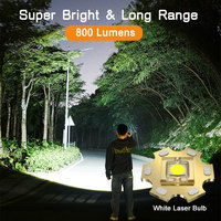 Super lumineux 10000 lumens lampe torche en métal linterna longue portée puissante LED tactique Zoom lampe de poche Rechargeable étanche