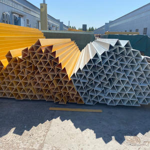 Profils composites pultrudés en plastique renforcé de fibre de verre multi-usages, haute résistance, anti-feu, anti-corrosion, pour la découpe - Product Image 5