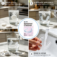 Comprimés nettoyants effervescents pour prothèses dentaires et appareils orthodontiques de Chine