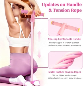 <span class=keywords><strong>Banda</strong></span> de Resistencia con Pedal y Agarraderas, <span class=keywords><strong>Banda</strong></span> Elástica para Abdominales, Equipo de Fitness con 6/8 Tubos para <span class=keywords><strong>Abdomen</strong></span>, Cintura, Brazos y Piernas - Product Image 5