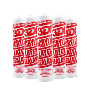 Grosir memperbaiki serat akrilik tahan cuaca sealant putih caulking sealant perekat akrilik