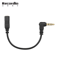 En gros 3.5mm 4 Pôles TRRS Femelle à 3 Pôles TRS Mâle Adaptateur Micro Câble Audio Stéréo Micro Convertisseur pour Smartphone