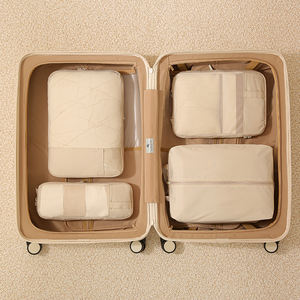 Conjunto de 6 Bolsas de Viagem Organizador de Roupas Cubos de Poliéster para Viagem Conjunto de Malas - Product Image 6