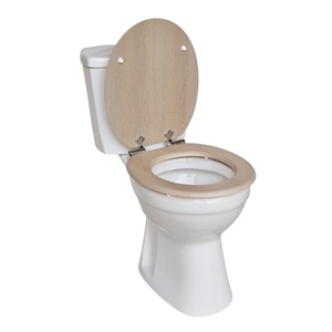 En bois MDF W106 T <span class=keywords><strong>O</strong></span> Forme Siège De Toilette Bidet Couverture 18 pouces Europe et 19 pouces USA Modèle pour Salle De Bains - Product Image 4