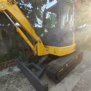 Oferta especial, excavadora usada de 5,5 toneladas, miniexcavadora usada de Japón Komatsu PC55MR, excavadora de orugas pequeña usada a la venta - Product Image 1