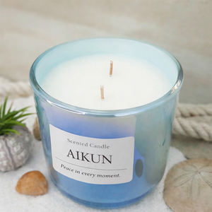 Velas Aromáticas AIKUN en Frascos de Vidrio Premium para el Hogar, Sala de Estar, Hotel, Aroma Duradero, Paquete y Logotipo Personalizados - Product Image 1