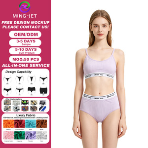 Mutandine da donna taglie forti personalizzate <span class=keywords><strong>a</strong></span> vita alta, confezione assortita <span class=keywords><strong>6</strong></span> colori, in tessuto <span class=keywords><strong>a</strong></span> costine traspirante, slip con inserto in tessuto per donna, per il commercio transfrontaliero - Product Image 1