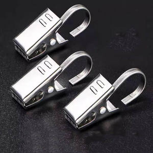 Clips de <span class=keywords><strong>rideaux</strong></span> en métal en gros <span class=keywords><strong>pour</strong></span> la décoration de photos à domicile, petit crochet en métal résistant à l'usure, pince en fer - Product Image 4