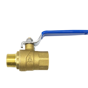 บอลวาล์วทองเหลือง214 Amico พร้อมด้ามจับยาว1นิ้ว1/<span class=keywords><strong>2</strong></span>นิ้วเกลียวภายในและภายนอก<span class=keywords><strong>3</strong></span>/4นิ้วสำหรับน้ำและน้ำมัน - Product Image 3