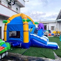 Château gonflable avec toboggan, combo de château gonflable pour enfants, location pour événements