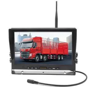 Auto Dak Mount Lcd Monitor Met Tv Eufy Beveiliging Camera Lcd Tv Auto Monitor Draadloze Camera Beveiligingssysteem