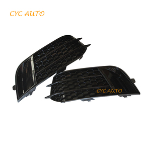 Nouvelle calandre inférieure de pare-chocs avant style RS1 en ABS noir et argent avec cache de feux antibrouillard pour <span class=keywords><strong>Audi</strong></span> A1 <span class=keywords><strong>S1</strong></span> 8X 2013-2015 - Product Image 6