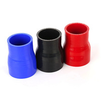 Kinglin Custom Car 1.75 "à 2.5" Coupleur tressé Renforcement Turbo Intake Intercooler Tuyau réducteur droit en silicone