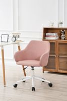 Chaise en velours confortable et élégante pour la maison, le bureau, belle chaise pivotante de bureau, chaise de salle à manger