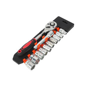 Jeu de clés à cliquet Dafei, 12 pièces, 1/2 pouce, en acier à haute teneur en carbone, outil à douilles, kit de réparation automobile - Product Image 2