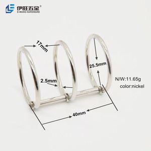 Yiwang แหวนปฏิทินตั้งโต๊ะแบบ3นิ้วสำหรับแฟ้มเอกสาร - Product Image 3