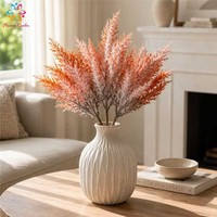 Branche de cèdre artificielle décorative, faux cyprès, verdure pour la décoration de vases d'automne et de Noël à la maison