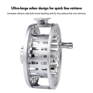 Horizon moulinets de pêche à la mouche CNC moulinet grande <span class=keywords><strong>tonnelle</strong></span> bobine en métal Carretes de Pesca moulinet à mouche matériel de pêche - Product Image 4