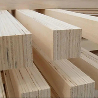 Panneau de contreplaqué stratifié LVL, décoration double face, garantie 5 ans, construction de toiture, utilisation extérieure, E2 Formaldehyde, peuplier