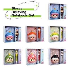 ชุดกล่องสมุดไดอารี่แบบนุ่มขนาดเล็ก B6การ์ตูนน่ารักแบบกำหนดเองชุดกล่องสมุดโน๊ต A5หนัง PU พิมพ์หน้าสีสันสดใสของขวัญบรรเทาความเครียดสำหรับนักเรียน - Product Image 6
