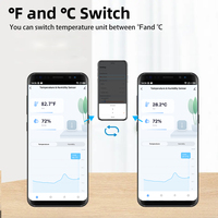 Sensor Pemantau Suhu dan Kelembapan Real-Time Otomatisasi Rumah Pintar WiFi Tuya yang Laris Terjual