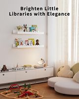 Étagères murales design, étagères flottantes, étagères murales festonnées, rangement pour chambre d'enfant, décoration de chambre de bébé, installation facile et sécurisée pour les enfants