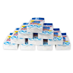ฟองน้ำนาโนเมจิกอีราเซอร์แผ่นสี่เหลี่ยมผืนผ้า 10x7x3 ซม. สำหรับทำความสะอาดพื้นกระเบื้องในครัว ขจัดคราบ ฝ้ายสีขาว - Product Image 1