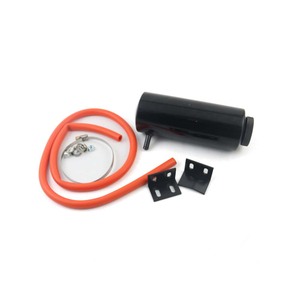 Aluminum Alloy Cooling Tank 800ml Expansion Tank For Car Modification With Hose And Mounting <b>Brackets</b> - Product Image 1